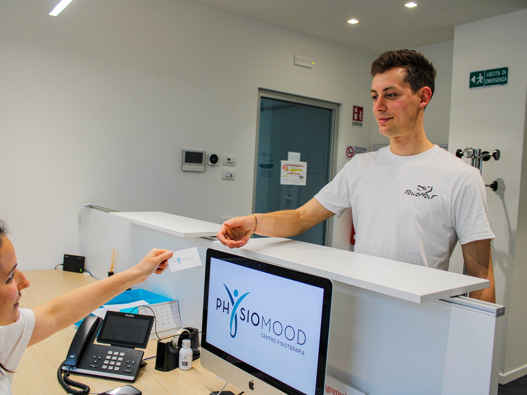 L'accoglienza al centro Physiomood di Ca' Rainati