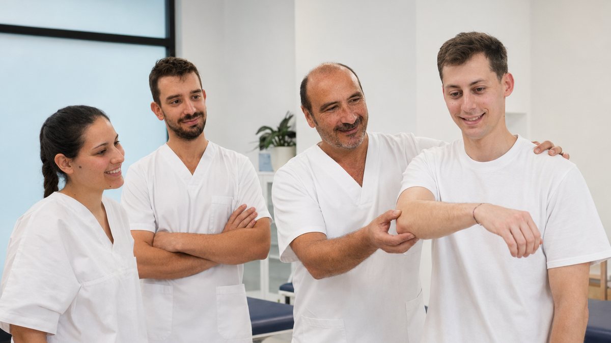 Il team di fisioterapisti del centro Physiomood
