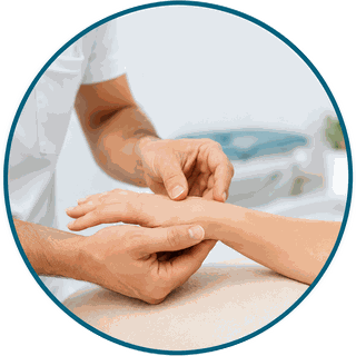 Trattamento di mano e polso